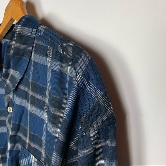 Buckle Black Athletic Fit Plaid Shirt XXXL 3XL - Picture 6 of 9